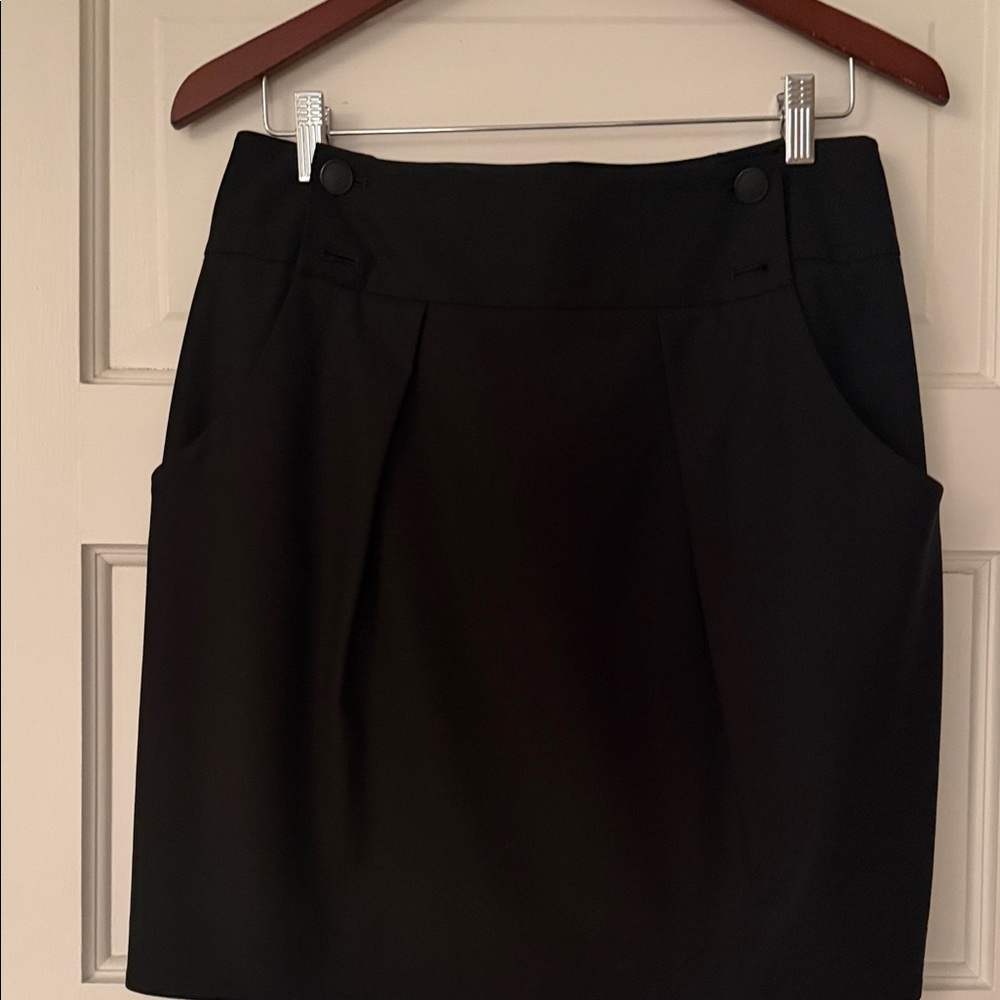 Theory Black Pencil Skirt